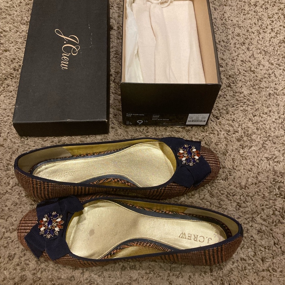 J. Crew flats size 9.5 - Picture 2 of 6